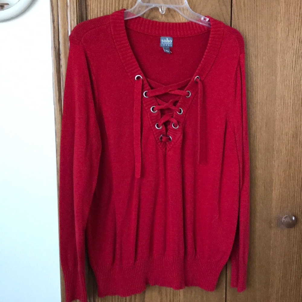 Red sweater
